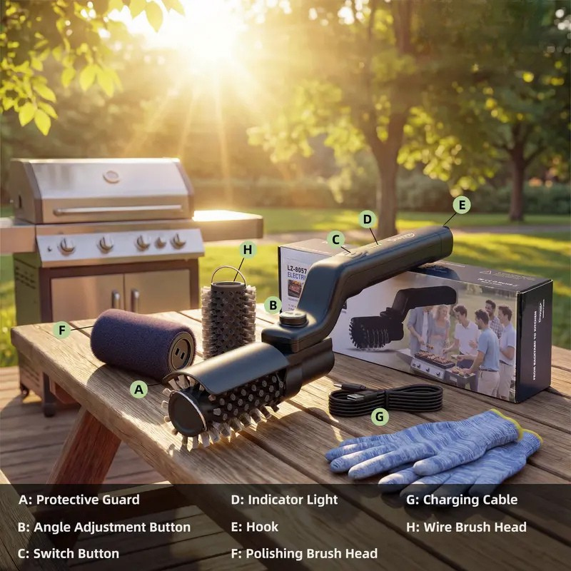 Electric BBQ Grill Brush